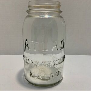 Vintage Atlas Strong Shoulder Mason Jar Farmhouse